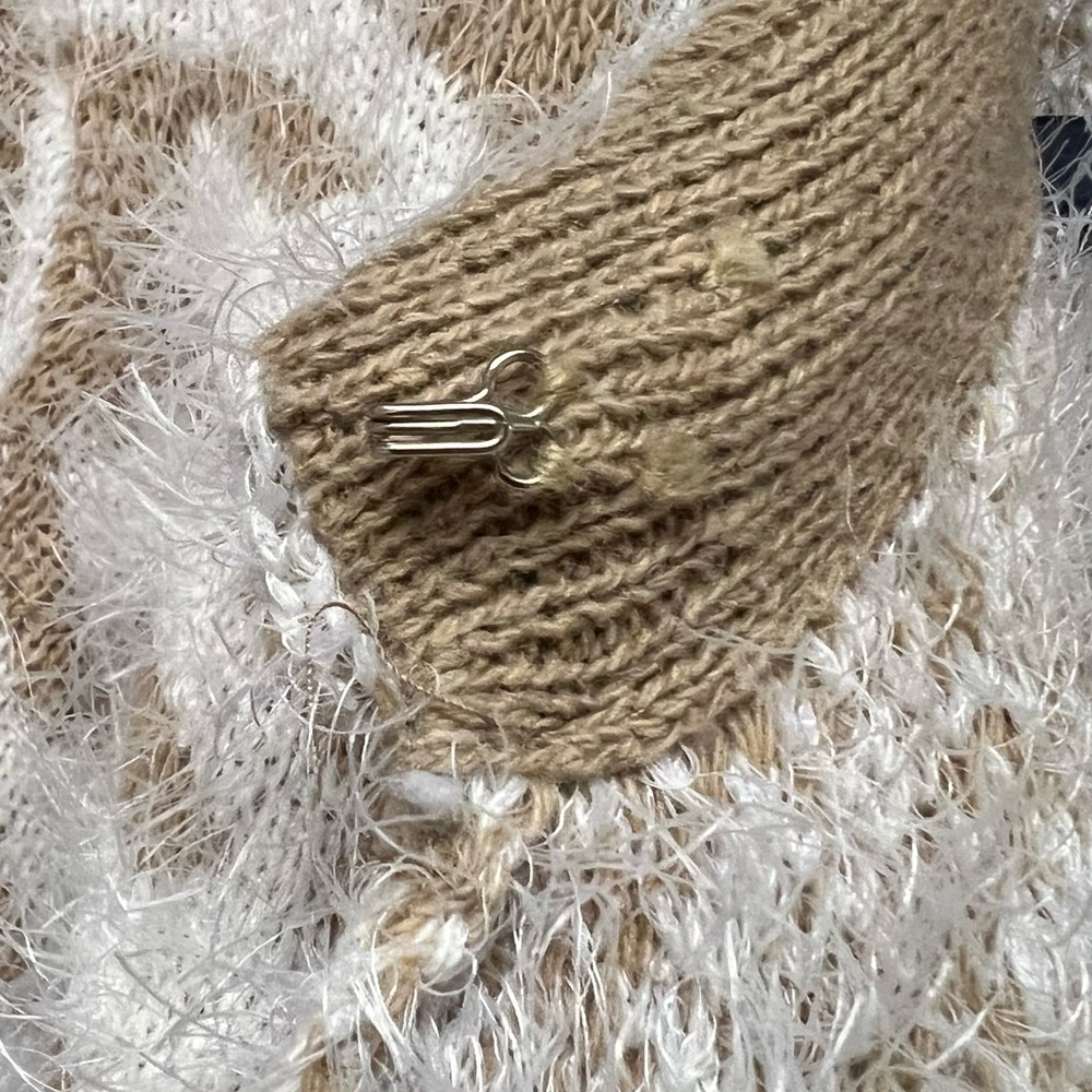 Janice Apparel Eyelash Cardigan Duster Sweater Pockets - Picture 2 of 6
